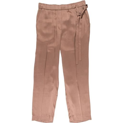 Brunello Cucinelli pantaloni con vita elasticizzata - toni neutri