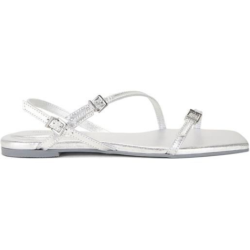 Simkhai sandali carey con fibbia - argento
