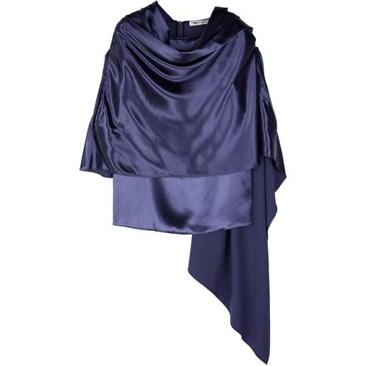 Ports 1961 top drappeggiato - blu