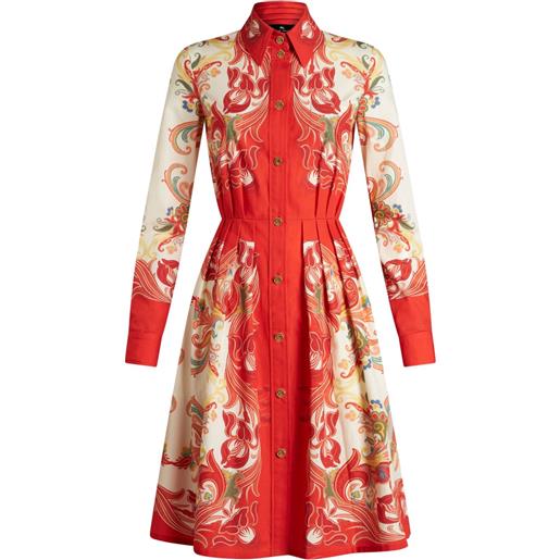 ETRO chemisier con stampa paisley - rosso