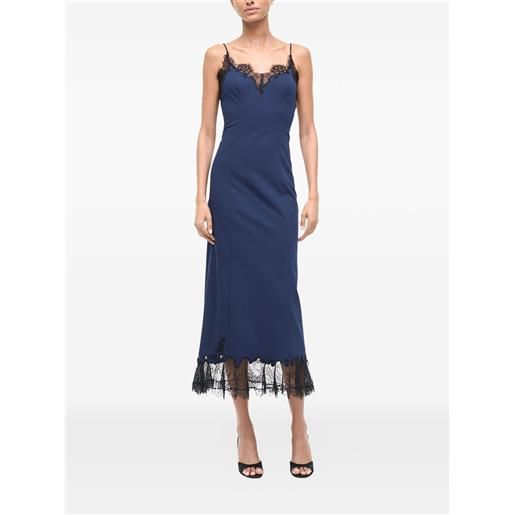 STAUD abito midi nadia - blu