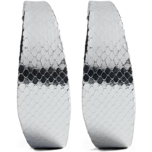 DSQUARED2 orecchini glamour - argento