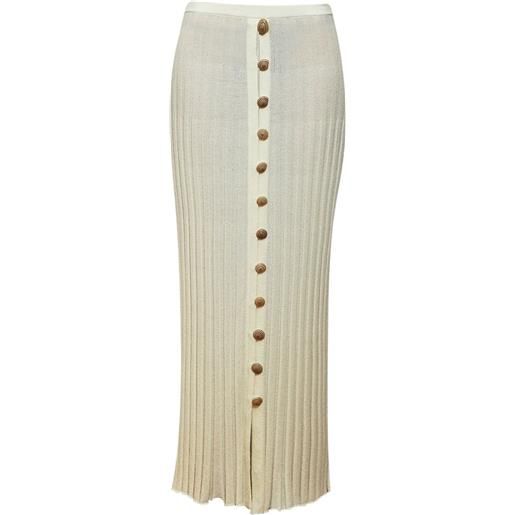 Christopher Esber gonna plissettata - bianco