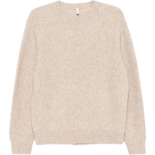 Sunflower maglione a coste in alpaca - toni neutri