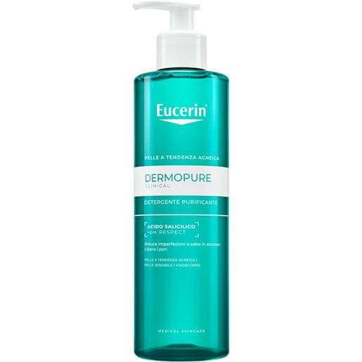 Eucerin dermopure clinical detergente purificante pelle a tendenza acneica 400ml