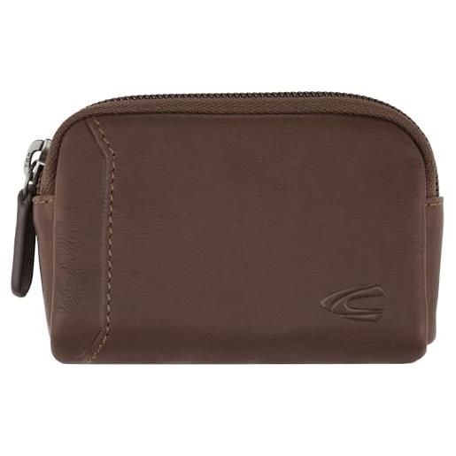 camel active pelle caso chiave ocean key case cognac marrone scuro