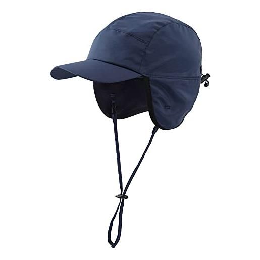 Home Prefer cappelli invernali impermeabili da uomo in pile caldo foderato earflap berretto da baseball, allegro, taglia unica