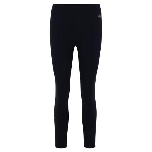 FILA sairano 7/8 leggings, iris nero, m donna