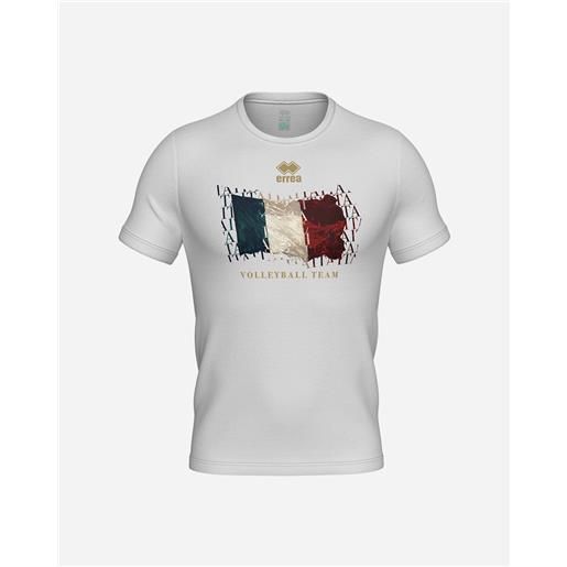 Errea italia bandiera - maglia volley - bianco