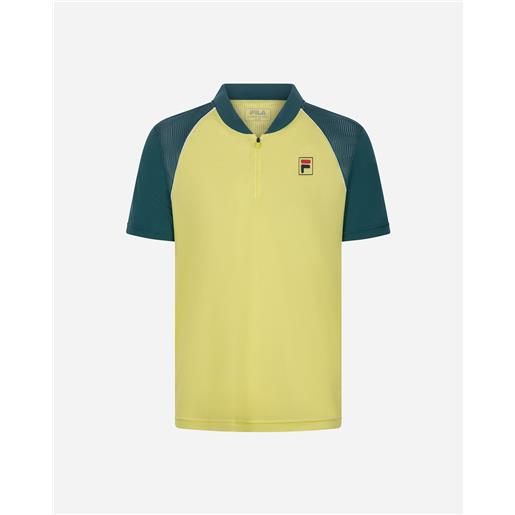 Fila court line m - polo tennis - uomo - verde