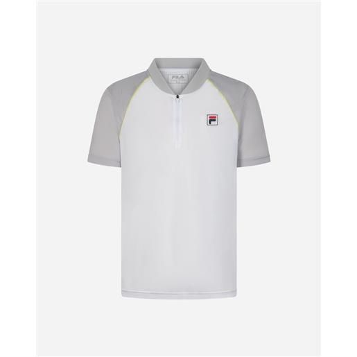 Fila court line m - polo tennis - uomo - bianco