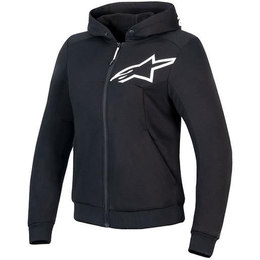 ALPINESTARS felpa donna stella chrome v2 air sport hoodie nero ALPINESTARS