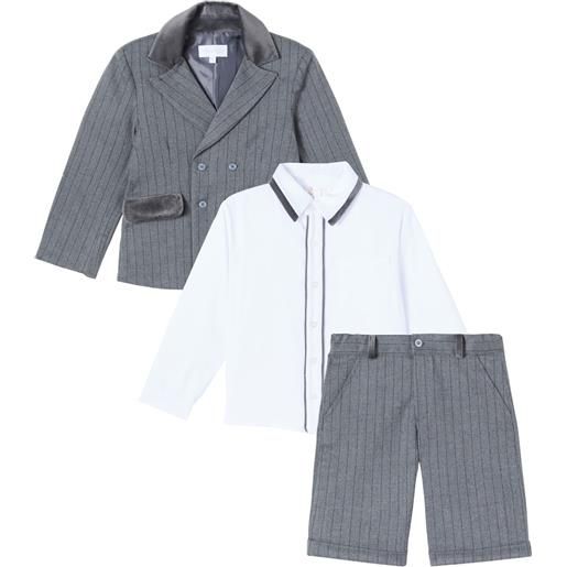 Patachou blazer, camicia e shorts in cotone