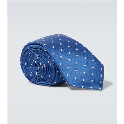 Tom Ford cravatta in seta a pois