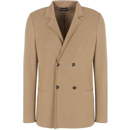Giorgio Armani blazer doppiopetto - toni neutri