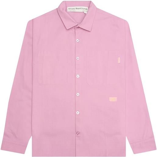 Advisory Board Crystals camicia con tasca e applicazione logo - rosa