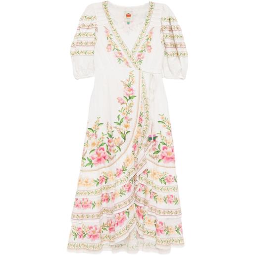 FARM Rio abito palm dream a portafoglio - toni neutri