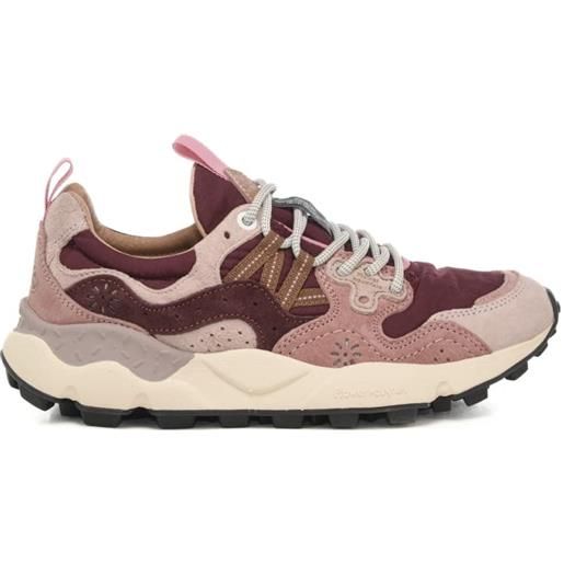 Flower Mountain sneakers da donna yamano 3 in tessuto tecnico rosa e viola