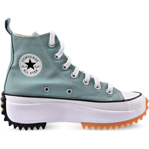 Converse sneakers run star hike platform hi "jade unity/black/white" - blu