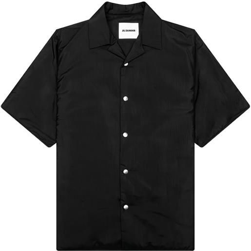 Jil Sander camicia a maniche corte - nero