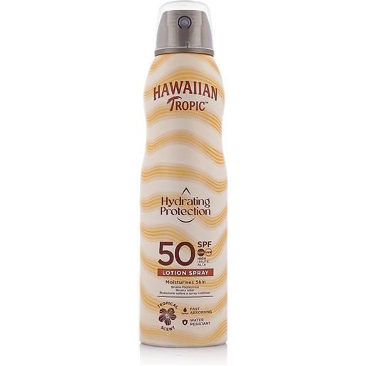 Hawaiian Tropic hydrating protection lotion spray spf 50 220 ml