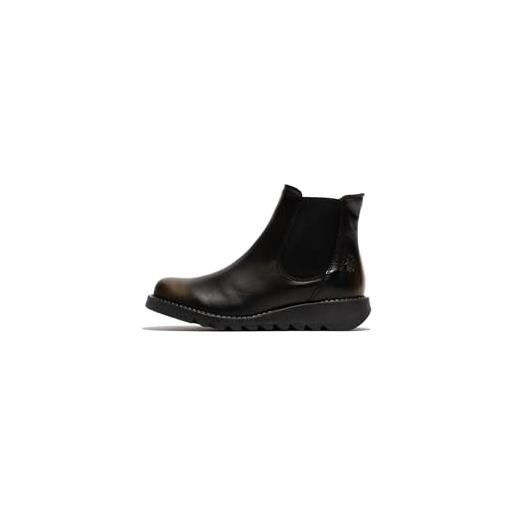Fly London p143195114 salv195fly stivale alla moda donna, oro, 35 eu