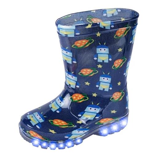 Chicco, stivali pioggia bambina e bambino, stivaletti gomma confortevoli, leggeri e flessibili, scarpe bambino e ragazzo/bambina e ragazza