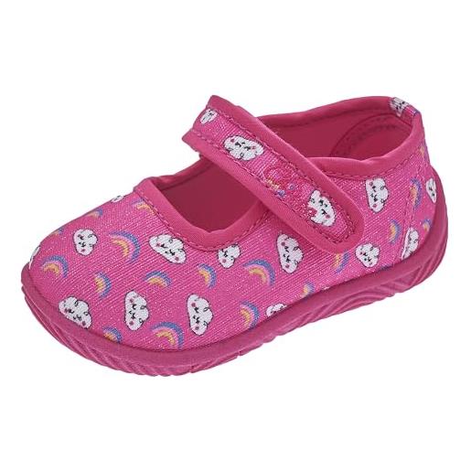 Chicco, pantofole bambina, ciabatte asilo e casa, con comoda chiusura a strappo, designed in italy