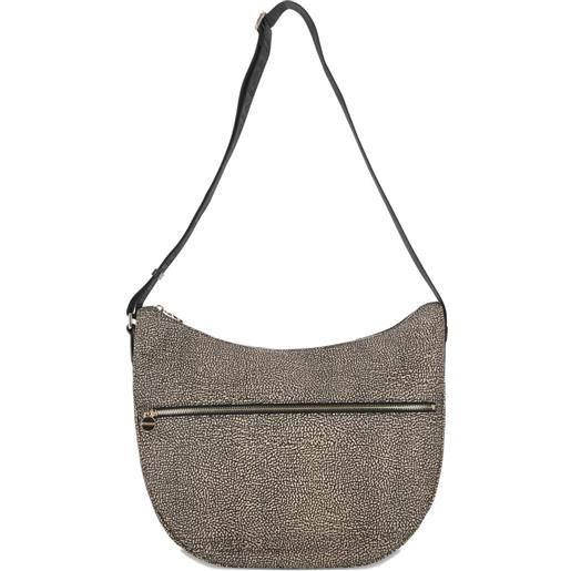 Borbonese borsa a spalla in pelle - marrone