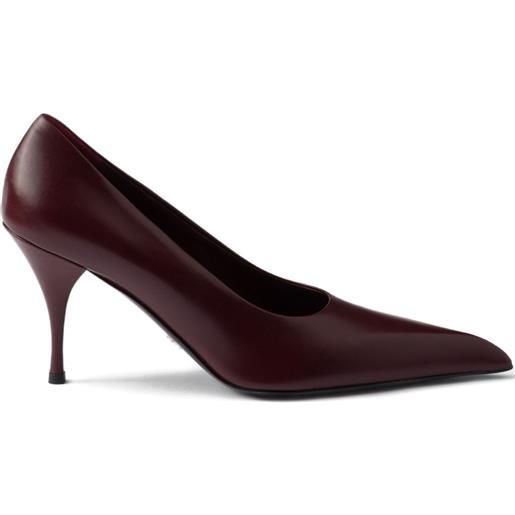 Prada pumps in pelle 85mm - rosso