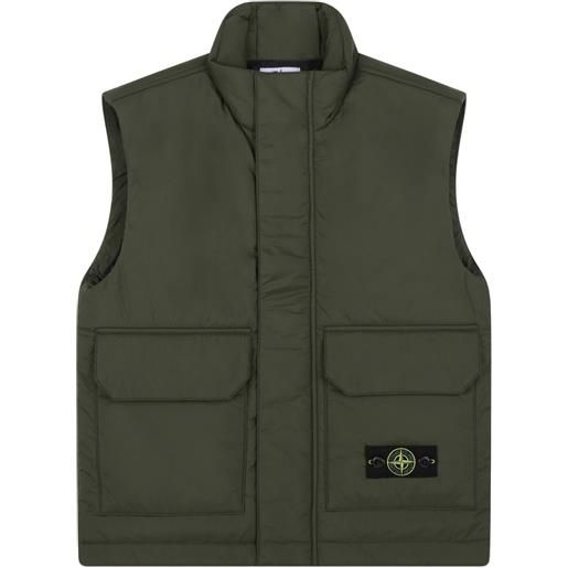 Stone Island Junior gilet imbottito - verde
