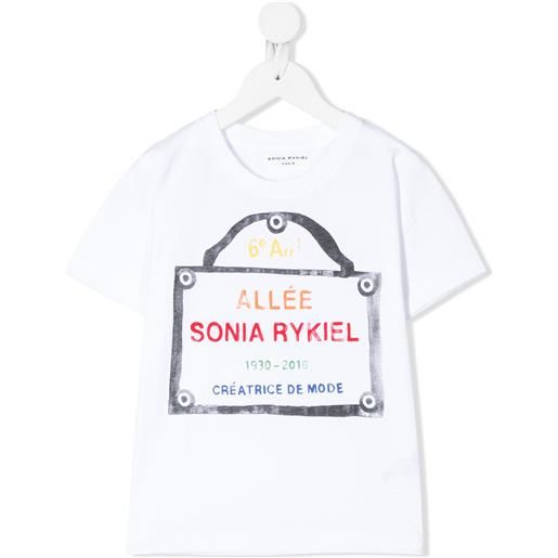 SONIA RYKIEL ENFANT t-shirt con stampa - bianco