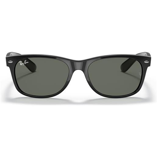 Ray-Ban occhiali da sole rb2132 901 new wayfarer nero/verde g-15 unisex