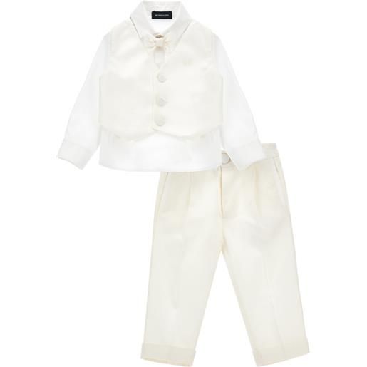 Monnalisa completo 2pz camicia con papillon