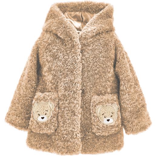 Monnalisa cappotto con tasche orsetto