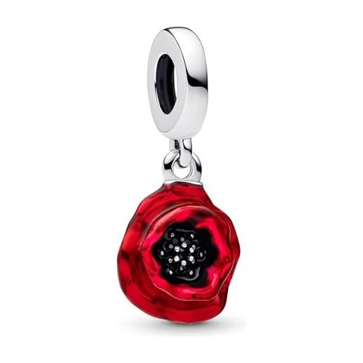 PANDORA disney minnie mouse 793908c00 - charm aperto in argento sterling, compatibile moments, dimensioni: 7,1 x 12,2 x 12,9 mm