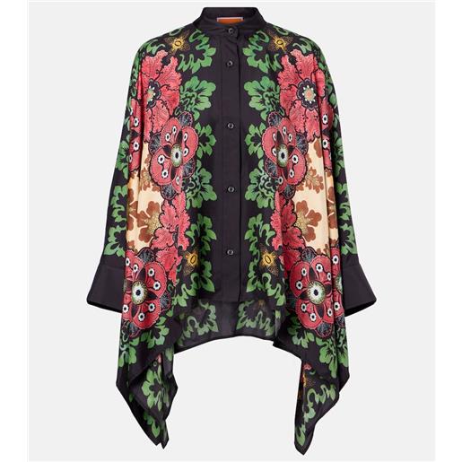 La DoubleJ camicia foulard in twill di seta