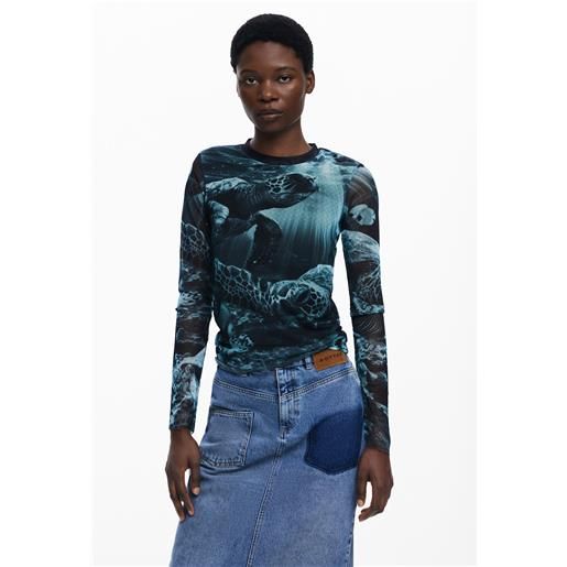 Desigual maglia a maniche lunghe tartarughe botter