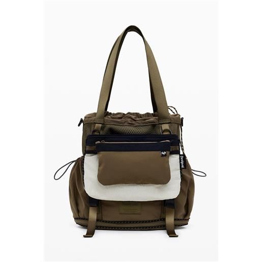 Desigual grande zaino modulare in nylon