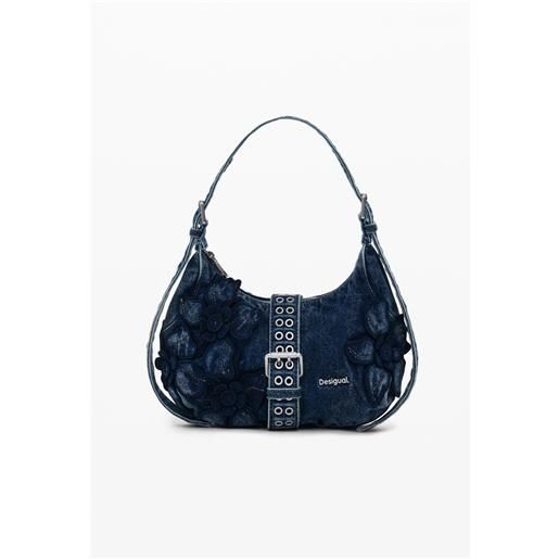 Desigual borsa denim blu