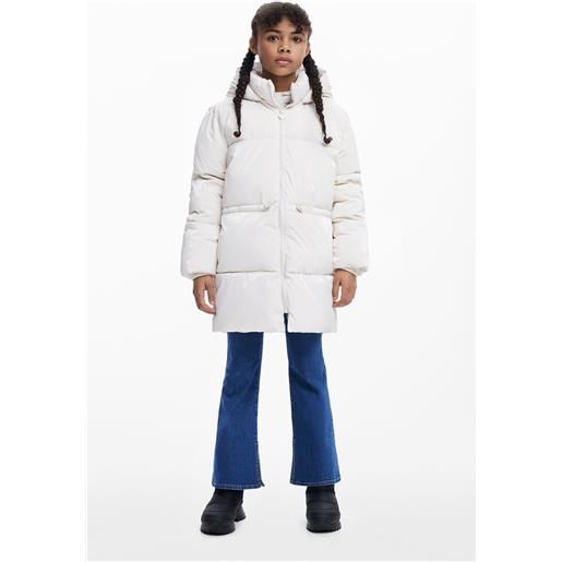 Desigual giacca imbottita lunga e lucida