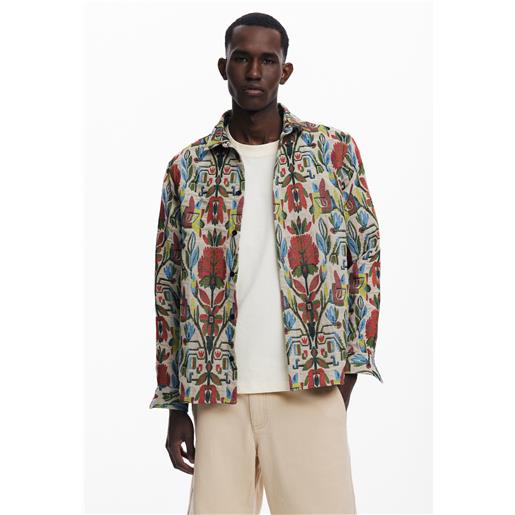 Desigual camicia etnica a maniche lunghe