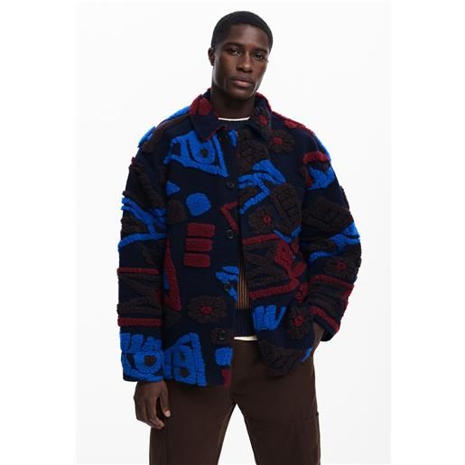 Desigual giacca etnica con rilievi