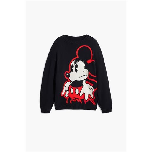 Desigual maglione a maglia mickey mouse