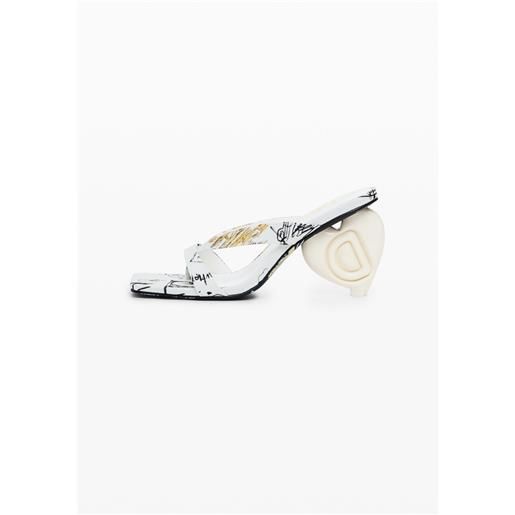 Desigual sandalo con tacco a cuore