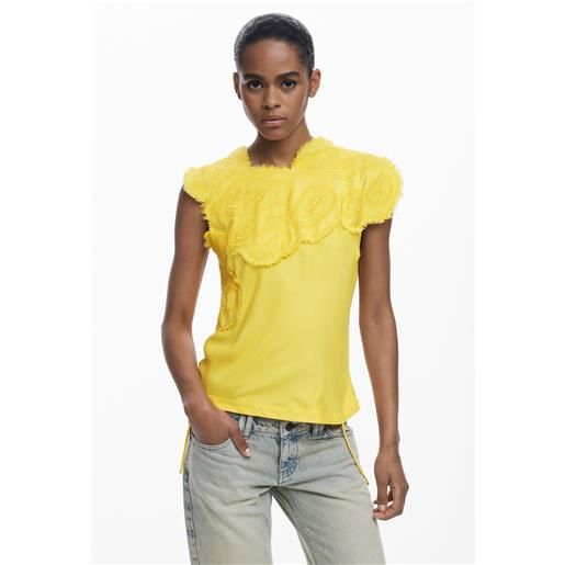 Desigual blusa ricamata