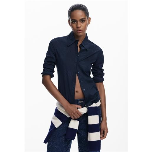 Desigual camicia semplice con texture