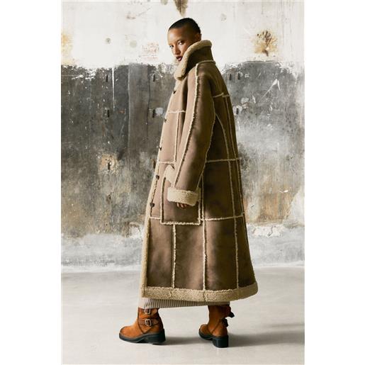 Desigual cappotto effetto pelle