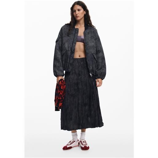 Desigual gonna midi a pieghe