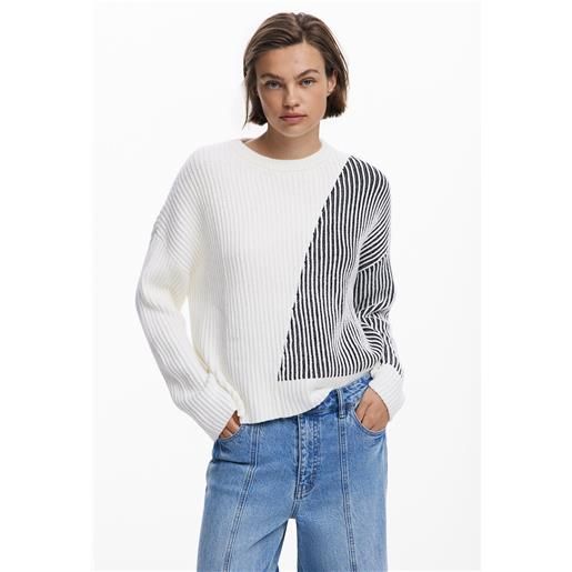 Desigual maglione a collo alto combinato